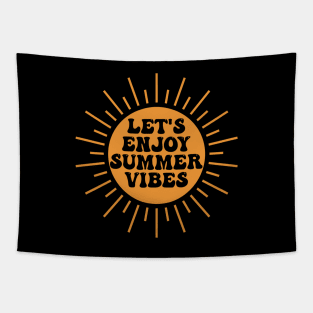 summer vibes design Tapestry