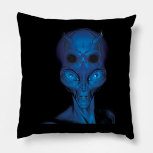 aliens exist sci fi Pillow