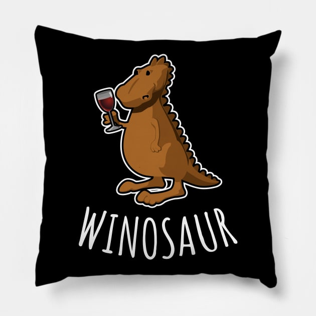Winosaur Pillow by LunaMay