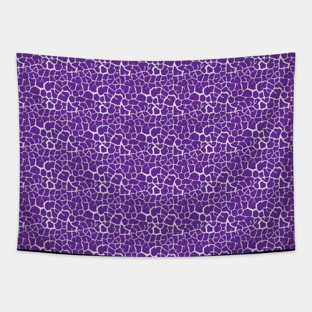 Elephant Print Skin Pattern Purple Tapestry by Design_Lawrence