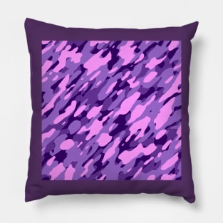 Purple Camouflage Pillow