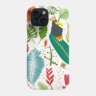 Jungle design, jungle illustration. Bring the rainforest into your home. Phone Case