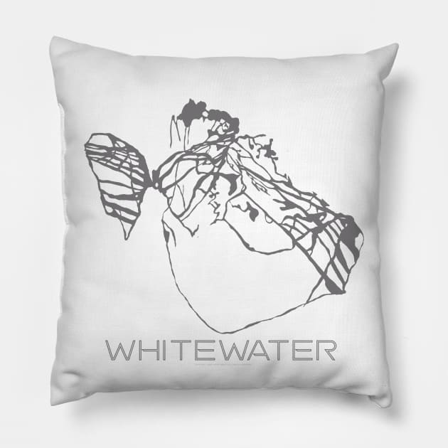 Whitewater Resort 3D Pillow by Mapsynergy