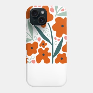 Abstract Poppy Flowers Phone Case