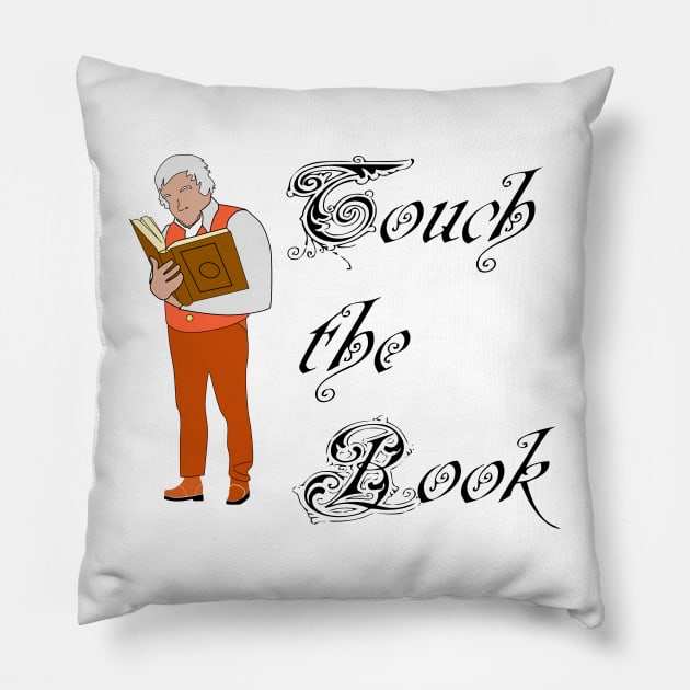 Touch the Book Pillow by trainedspade