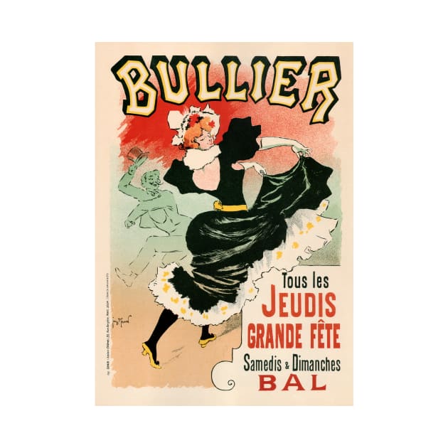 BAL BULLIER 1899 Tous Les Jeudis Grande Fête by Poster Artist Georges Meunier by vintageposters