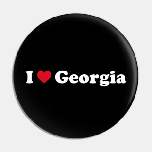 I ❤️ Georgia Pin