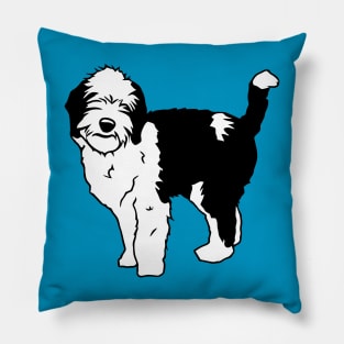 Sheepadoodle Dog Pillow