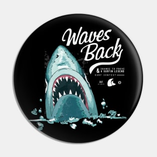 waves back shark / jaws attack Pin