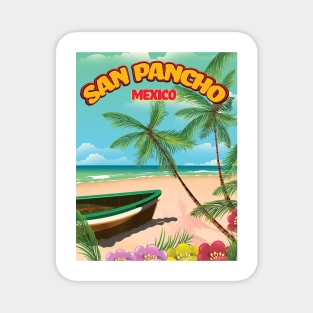 San Pancho beach travel poster Magnet