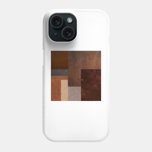 ART leather brown collage Phone Case