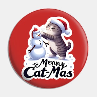 Merry Cat-Mas Pin