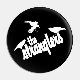 Stranglers Crows White Pin