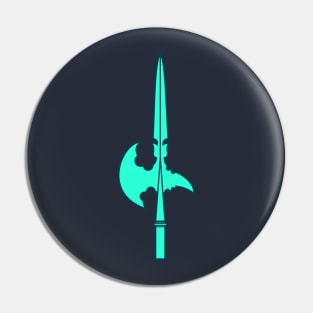 Halberd (water green) Pin