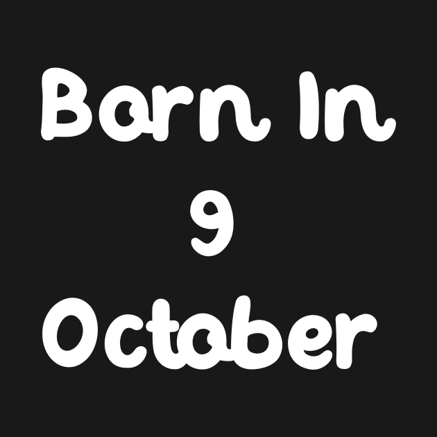 Born In 9 October by Fandie