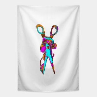 Weaving Styles Scissors Tapestry