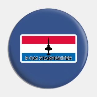 Dutch F-104 Starfighter Pin