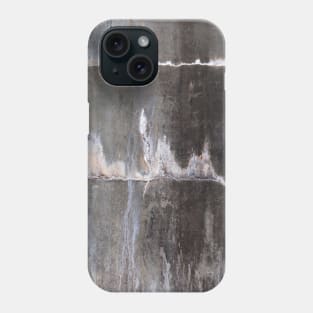 Stripped concrete wall texture in a almost perfect pattern. Phone Case