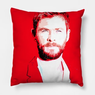 chris hemsworth Pillow