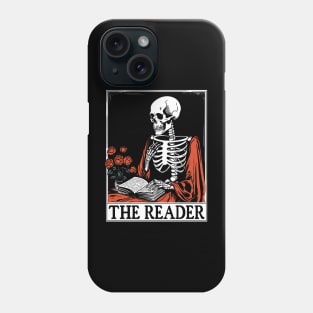 The Reader - Vintage Halloween Tarot Card Phone Case