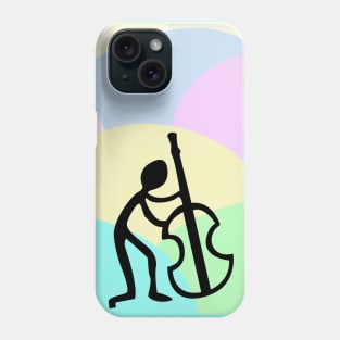 Guitar Figure Silhouette Colorful Pastel Phone Case