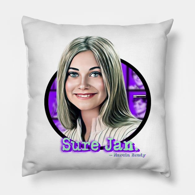 Sure Jan Pillow by iCONSGRAPHICS