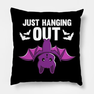 Halloween Bat Spooky Cute Kawaii Bats Pillow