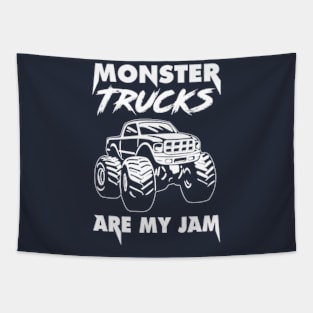 Monster Trucks Are My Jam Tapestry