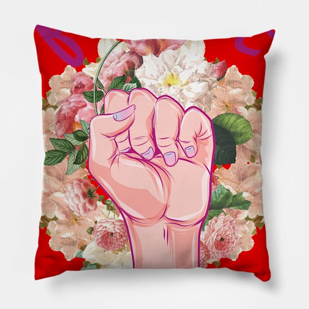 Feminist Girlpower Equality Movement Pillow by avshirtnation