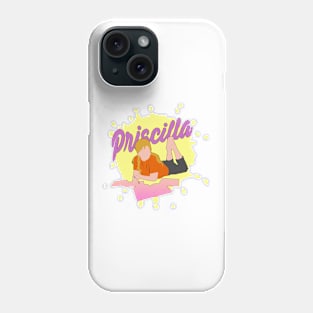 Cailee Spaeny priscilla movie film 2023 graphic design Phone Case