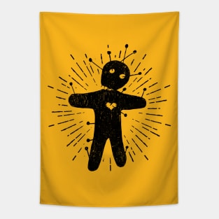 Vintage Voodoo Doll: Spooky Season Tapestry