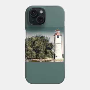 Lighthouse in the Cove Phone Case