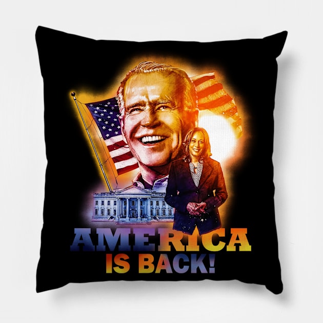 BIDEN PRESIDENT 46 USA Pillow by bebekbobok