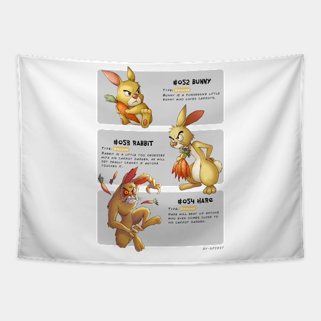 Rabbit Evolutions Tapestry by disneyevolutions