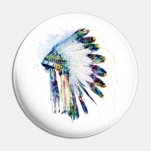 Indian Colorful Headdress Pin