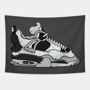 Air Jordan 4 Retro Military Black Tapestry