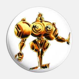 golden dogu the huitzil darkstalker Pin