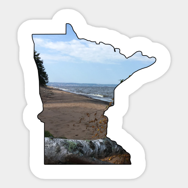 Minnesota State Outline Park Point Lake Superior And Duluth Mn