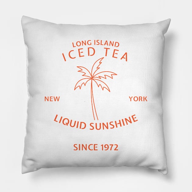 Long island iced tea - New York Pillow by All About Nerds