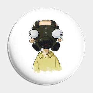 Gas Mask Guy Pin