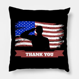 Memorial Day - Thank You Pillow