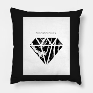 Diamond print, Scandinavian, Nordic, Marble, Fashion print, Scandinavian art, Modern art, Wall art, Print, Minimalistic, Modern Pillow