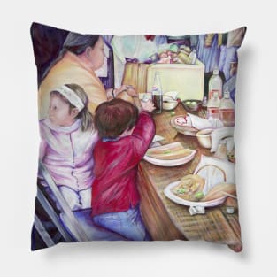 Pleasant Picnic, Mexico Pillow