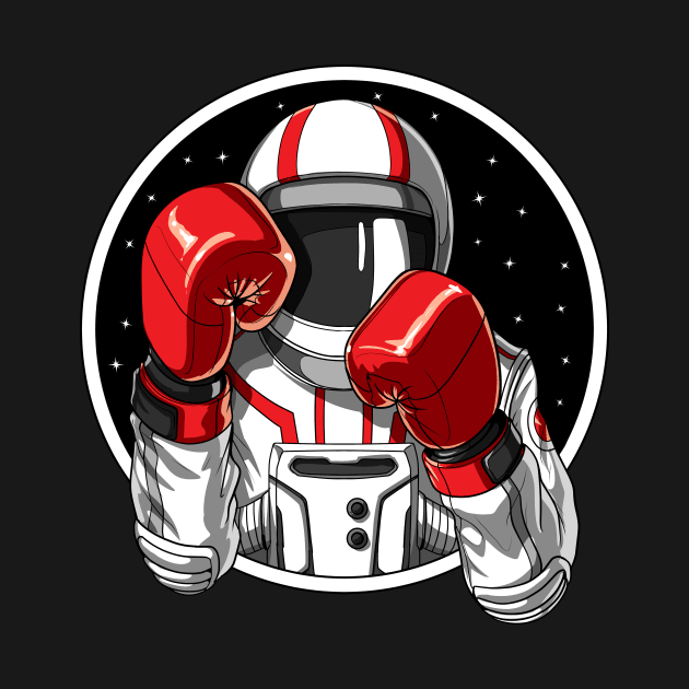 Astronaut Boxing by underheaven