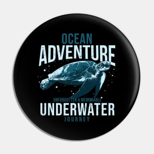 Underwater Adventure Turtle Pin