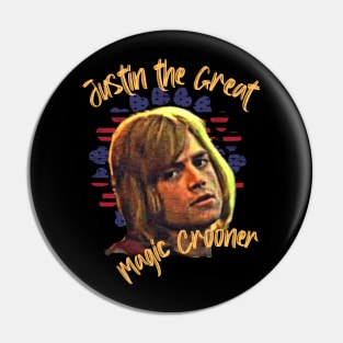 Justin the Great Magic Crooner Pin