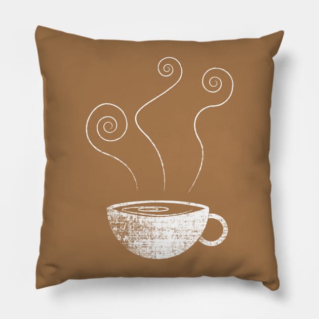 Just Coffee... Pillow by Tooniefied