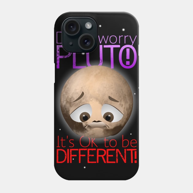 Don't worry, Pluto! Phone Case by tuditees