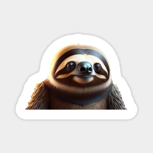 Cute Sloth Art Magnet