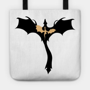 Tairn Andarna Dragons Fourth Wing Book Fan Art Basgiath War College Tote